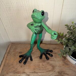 Kitty’s Critters Don Juan Green Frog Figurine